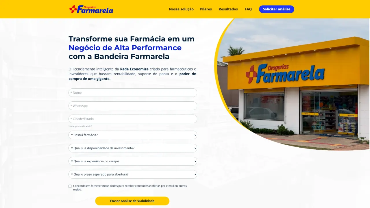 Screenshot of Farmácia Farmarela, image 1 of 7
