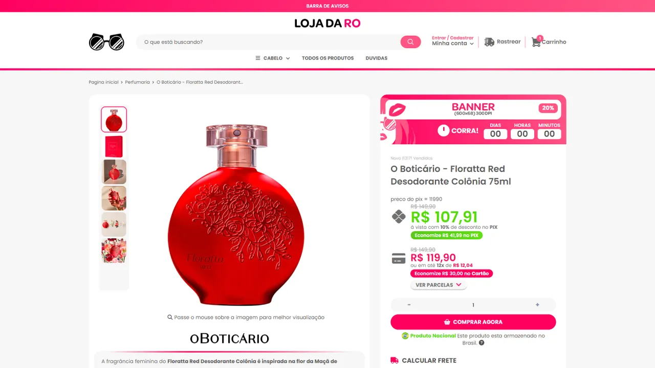 Captura de Loja da RO, imagem 5 de 8