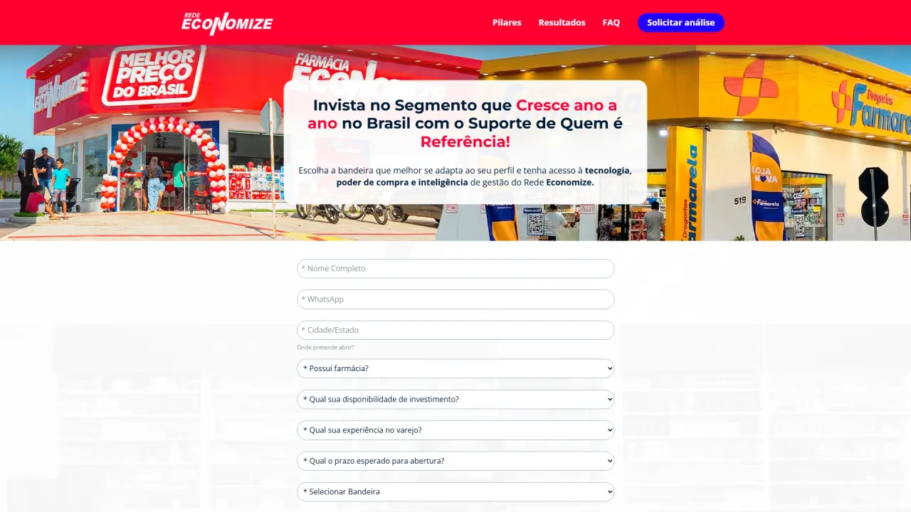 Screenshot of Rede Economize, image 1 of 6