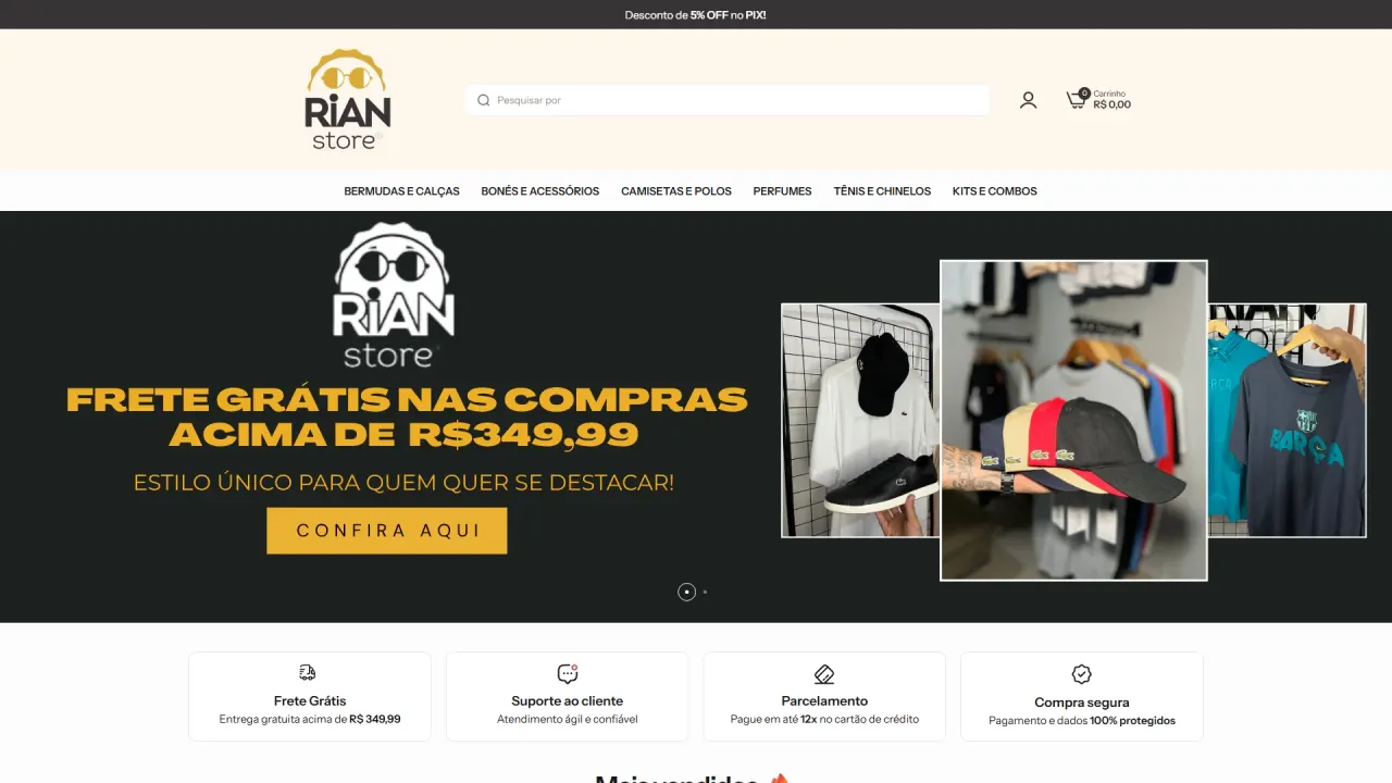 Captura de Rian Store, imagem 1 de 8