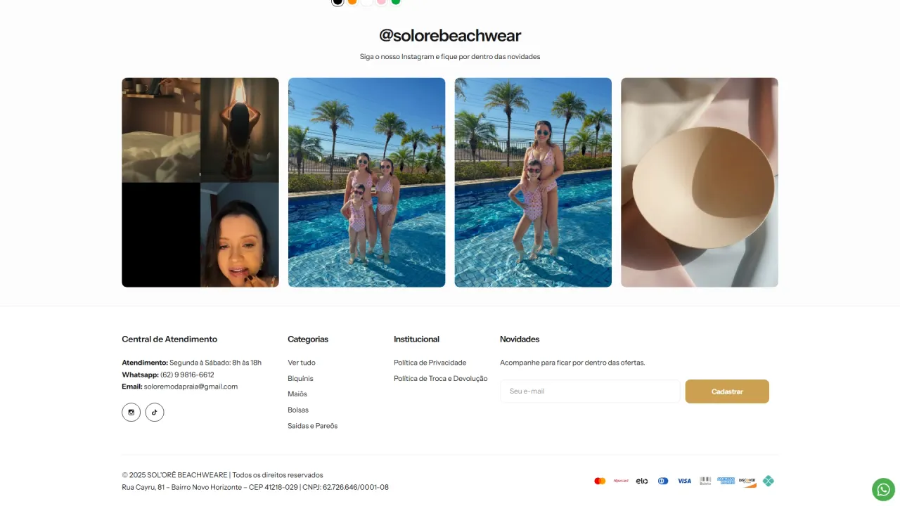 Captura de Solore Beachwear, imagen 6 de 9