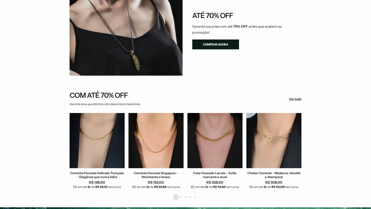 Screenshot of Torelly Joias, image 4 of 10