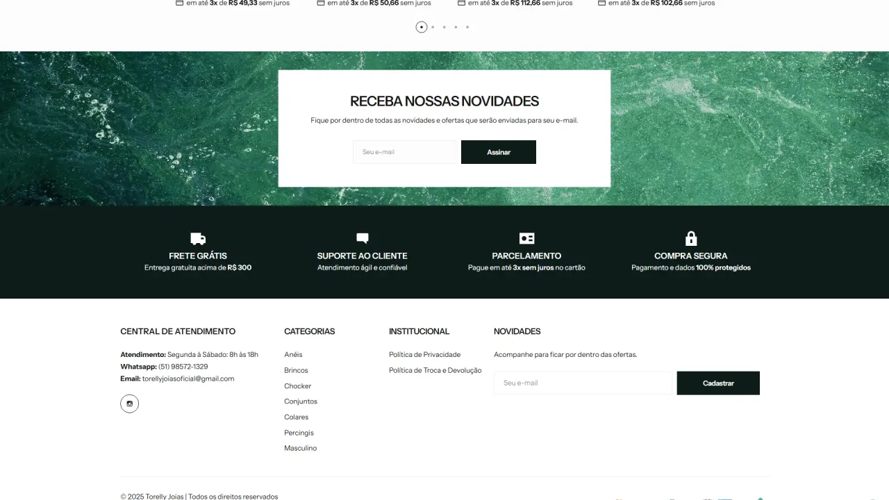 Screenshot of Torelly Joias, image 5 of 10