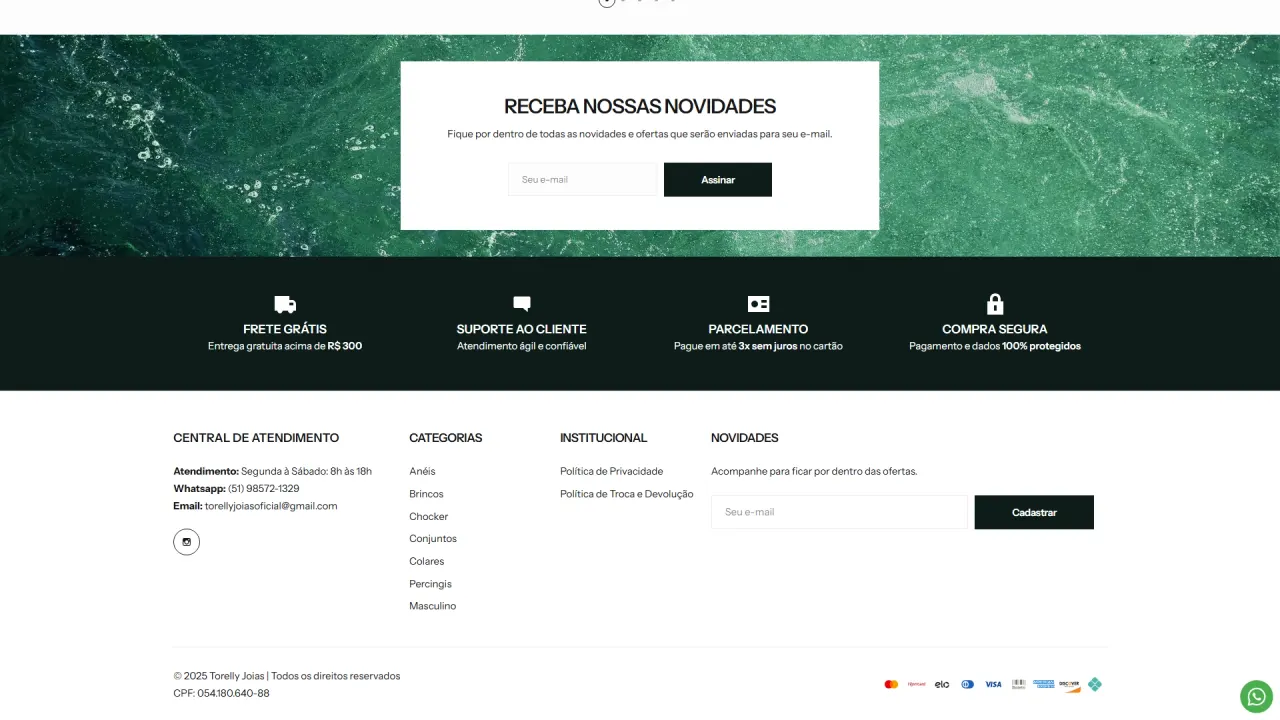 Screenshot of Torelly Joias, image 6 of 10